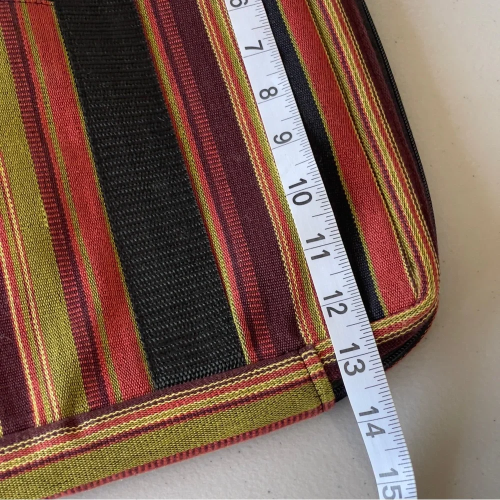 Handmade Stripe Southwestern Briefcase Laptop Bag Made in Guatemala NWT
